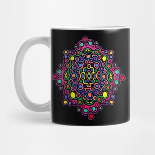 Mandala of Colorful Circles Mug